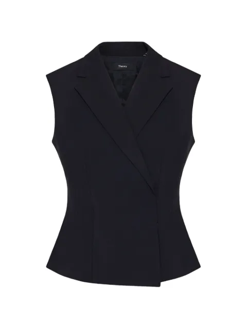 Theory asymmetric hourglass vest