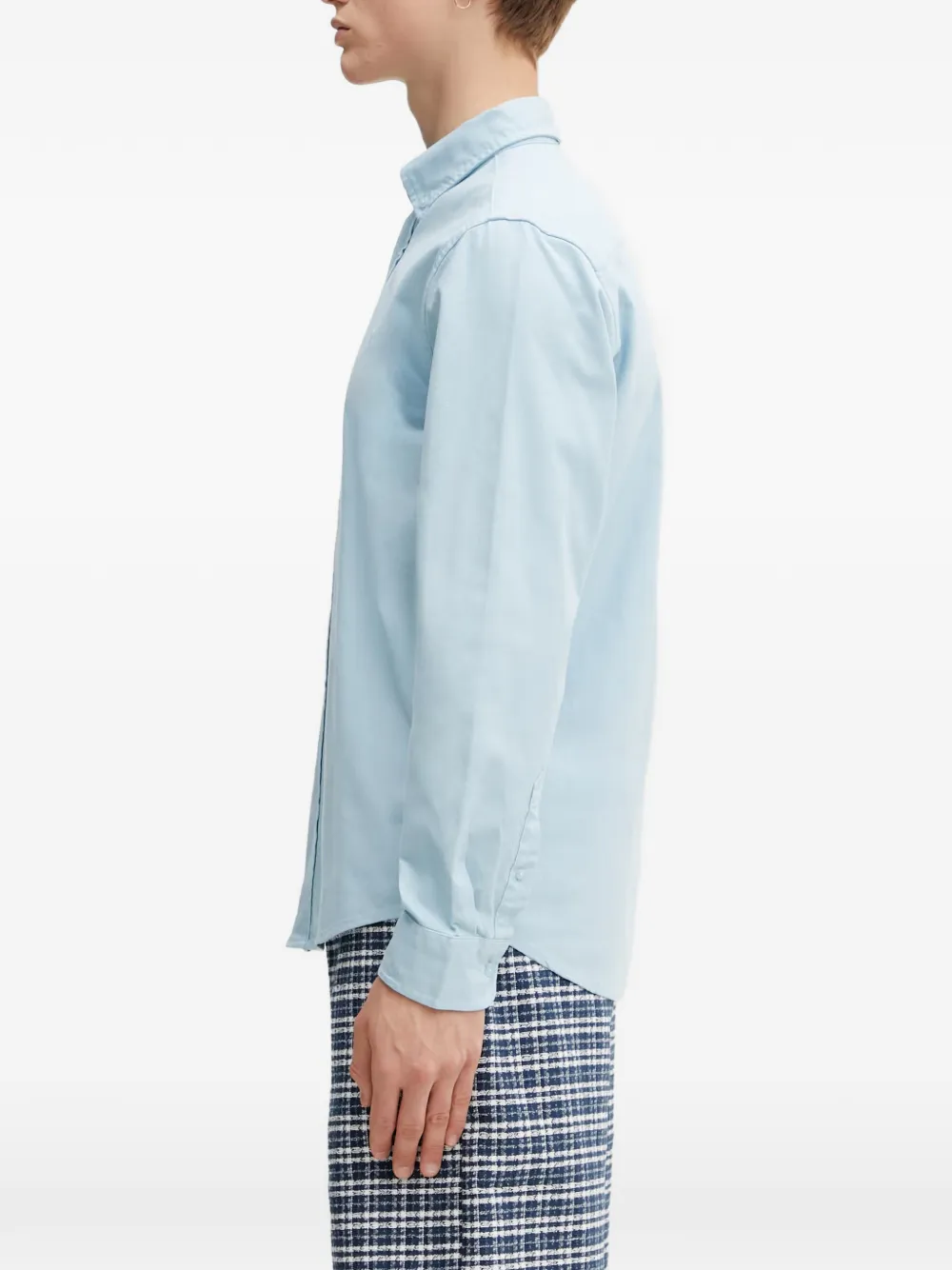 Carhartt WIP L S Bolton shirt Blauw