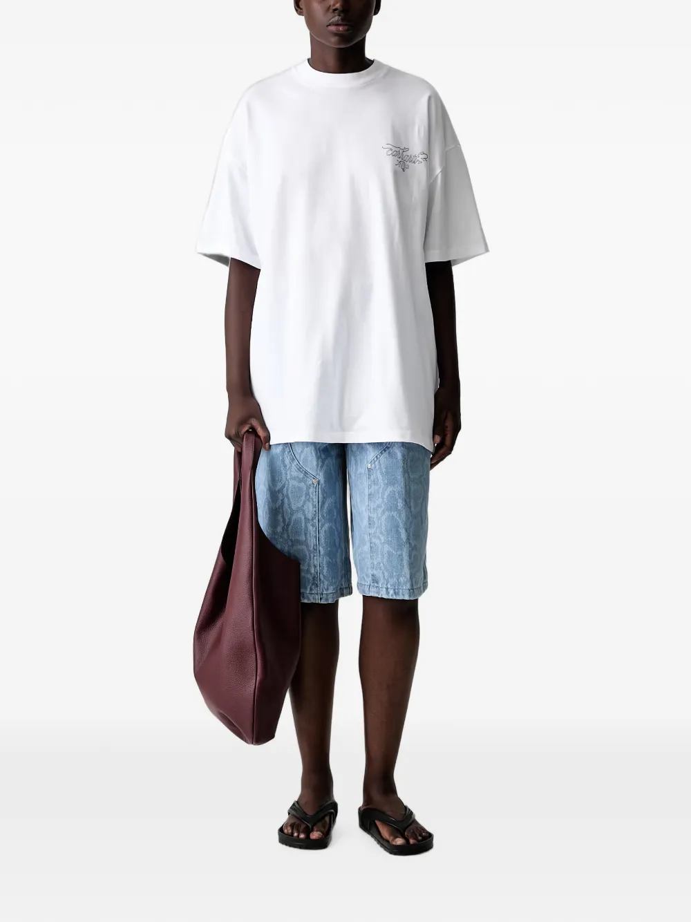 Carhartt WIP S S Julia Klenovsky T-shirt met grafische print Wit