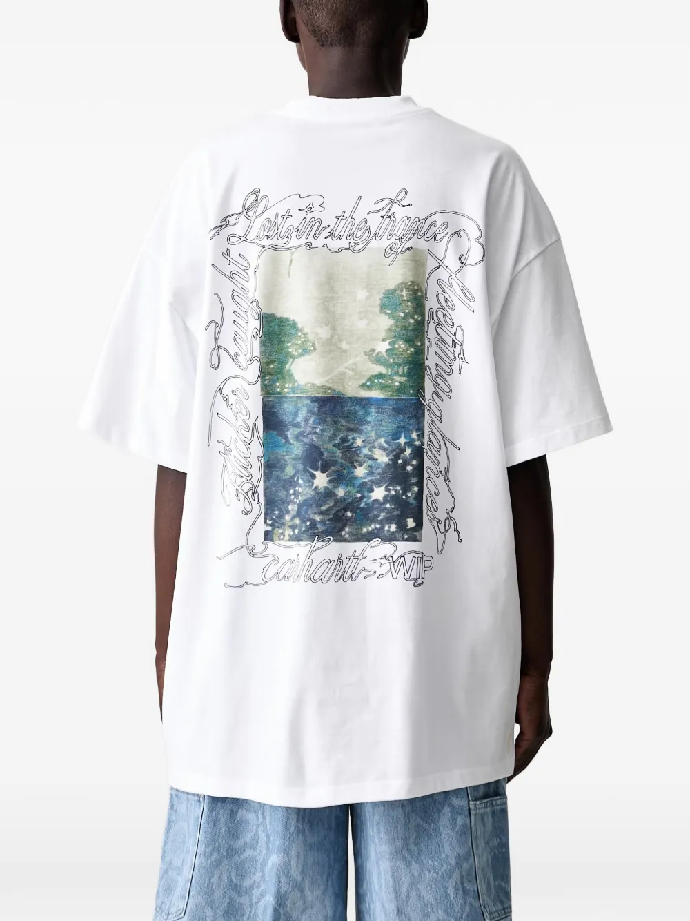 Carhartt WIP S S Julia Klenovsky T-shirt met grafische print Wit