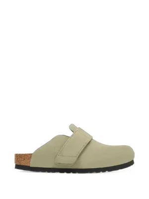 Birkenstock Boston スエード サンダル | ブラウン | FARFETCH JP