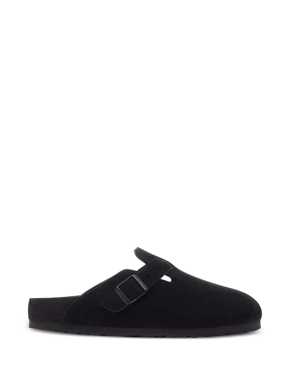 Birkenstock Mules Boston con fibbia - Nero
