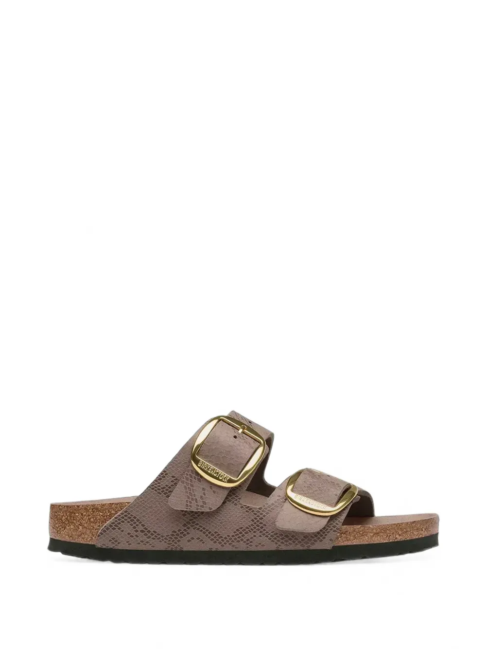 Birkenstock Sandali Arizona con effetto serpente - Marrone