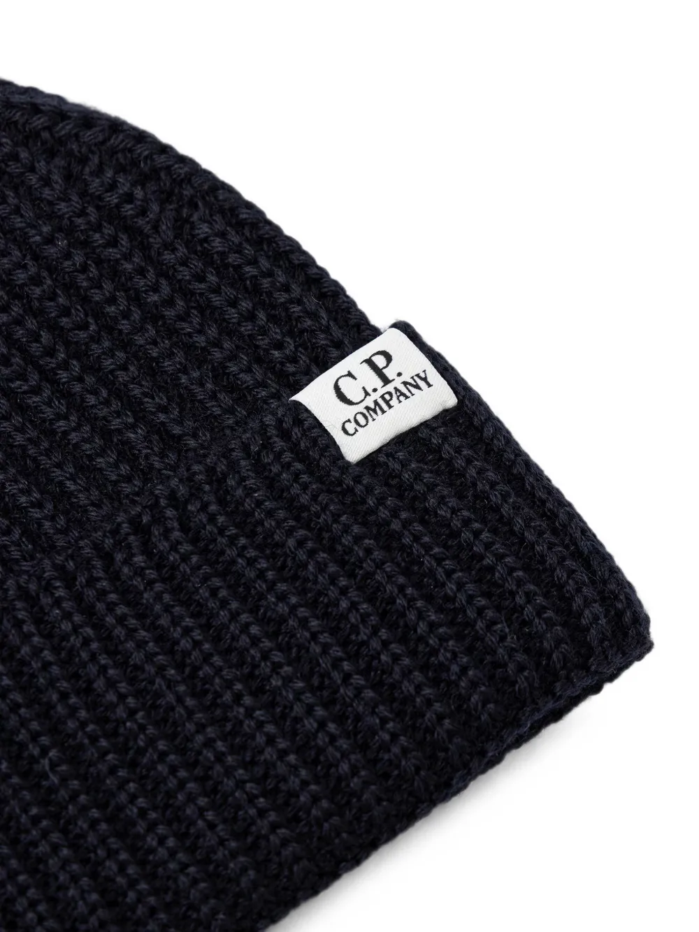 C.P. Company Ribgebreide muts Blauw