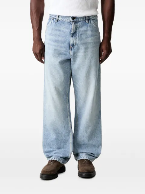 Carhartt WIP Single Knee logo-patch jeans