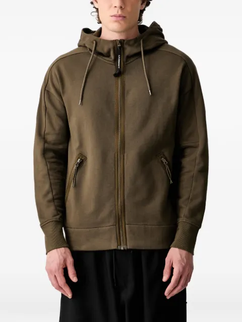 C.P. Company Goggle-detail zip-up hoodie