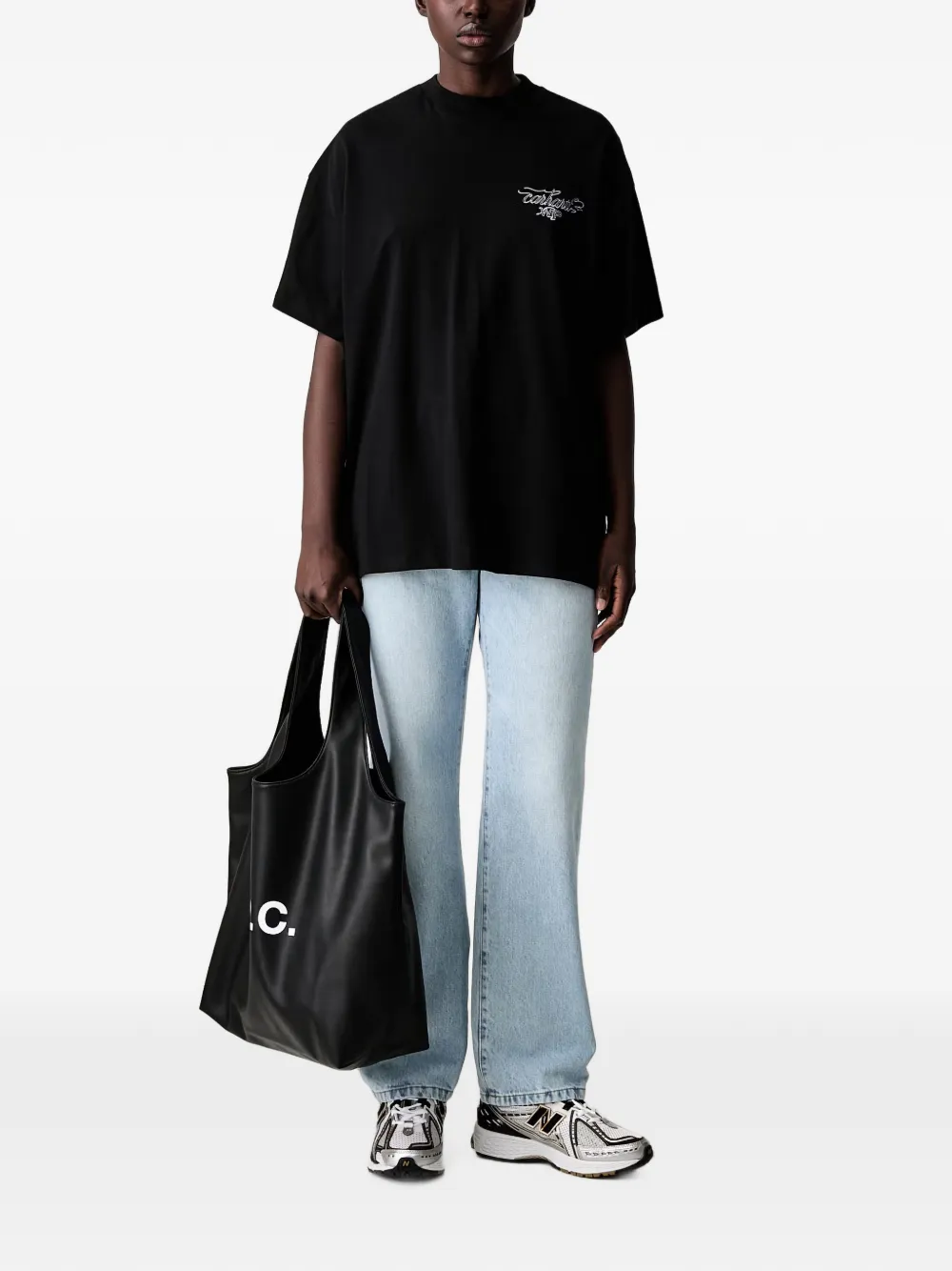 Carhartt WIP S S Julia Klenovsky T-shirt met grafische print Zwart