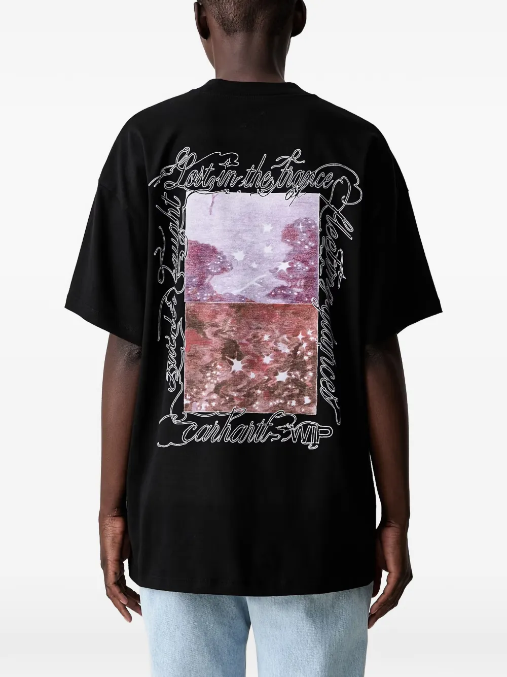 Carhartt WIP S S Julia Klenovsky T-shirt met grafische print Zwart