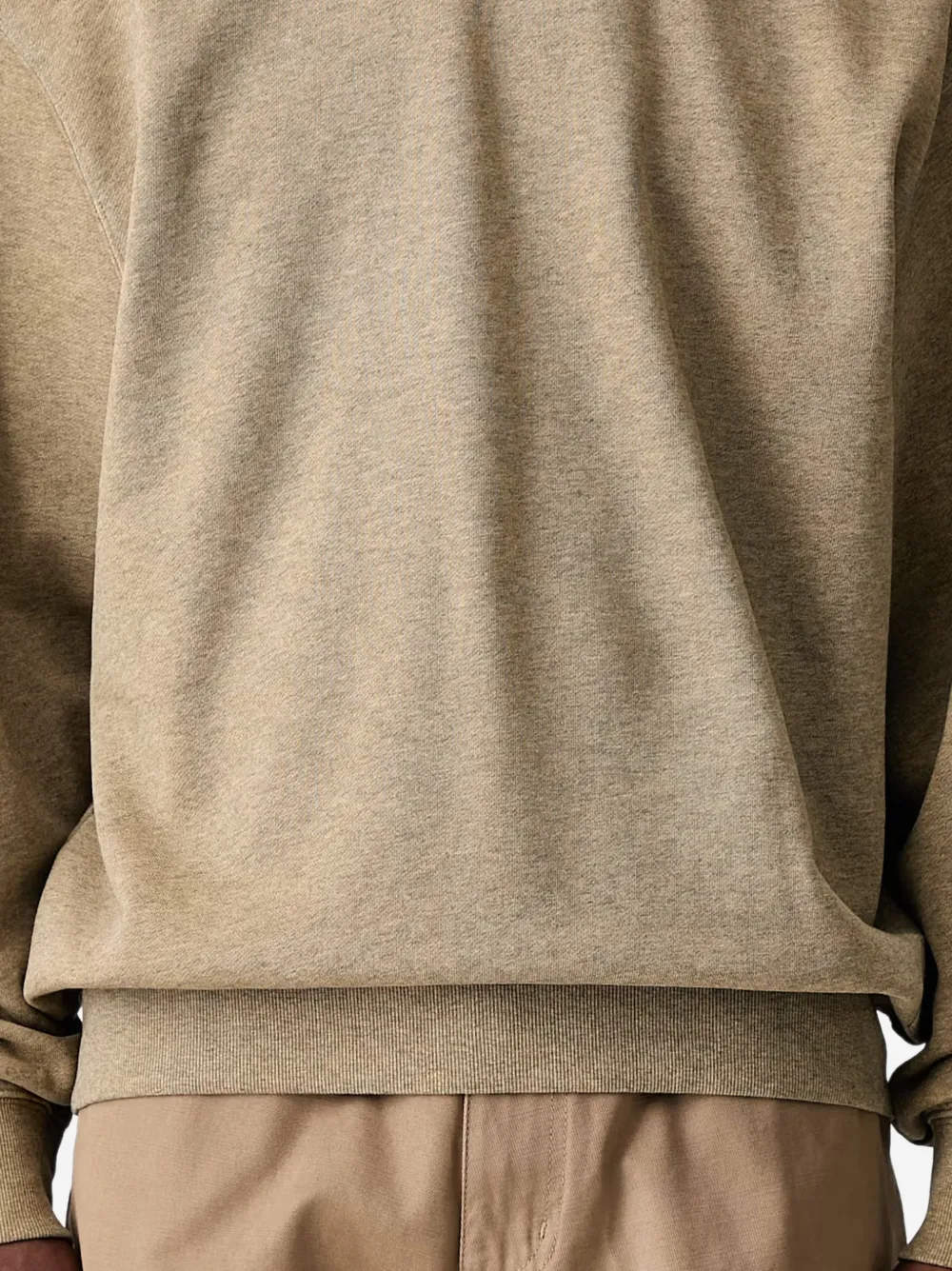 Carhartt WIP Caspian sweater met logo-patch Bruin