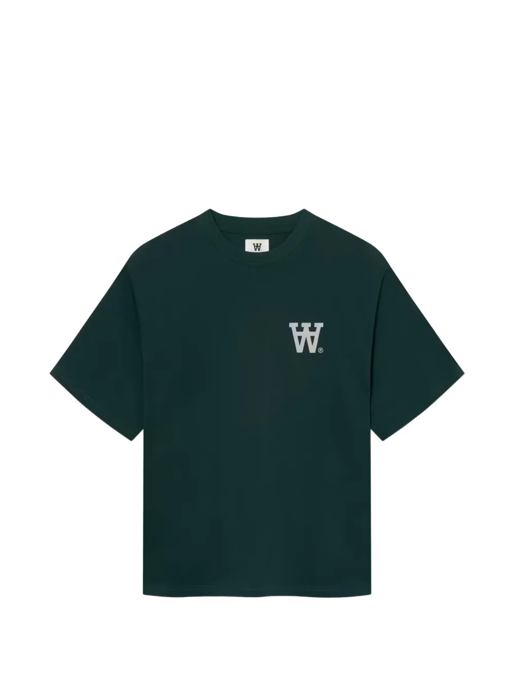 Wood Wood t-shirt WWLiam à logo imprimé - Vert Wood Wood t-shirt WWLiam à logo imprimé - Vert