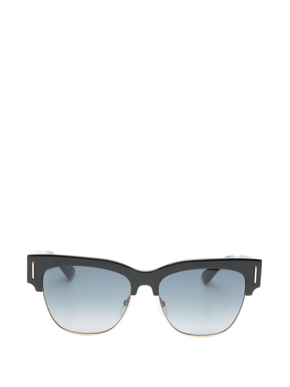 Moschino Eyewear browline-frame sunglasses Zwart