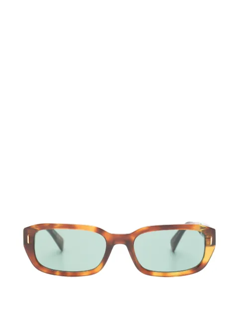 Moschino Eyewear tortoiseshell-effect rectangle-frame sunglasses