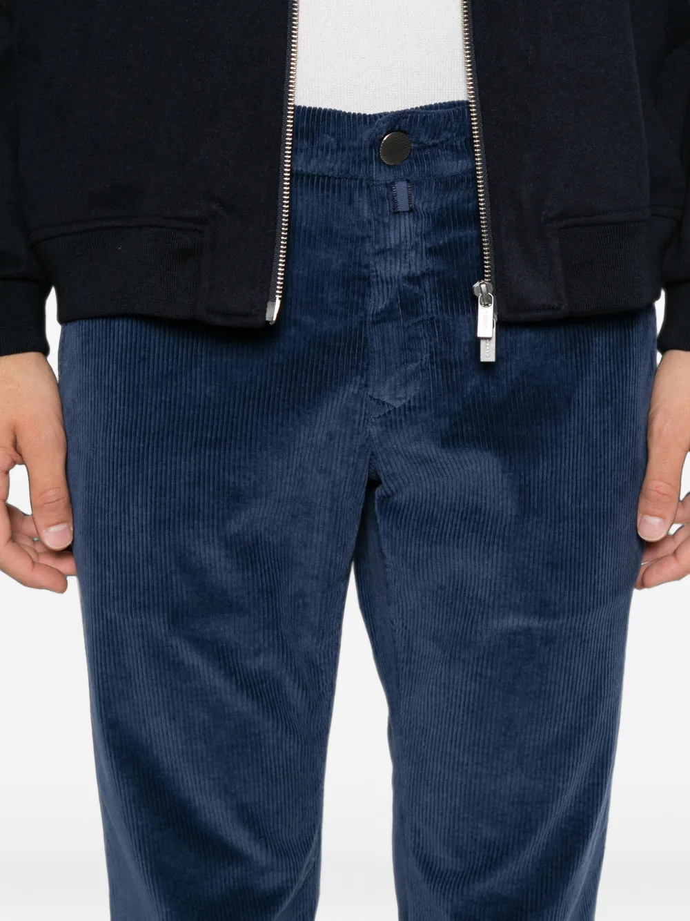 Jacob Cohën Bobby ribfluwelen chino Blauw