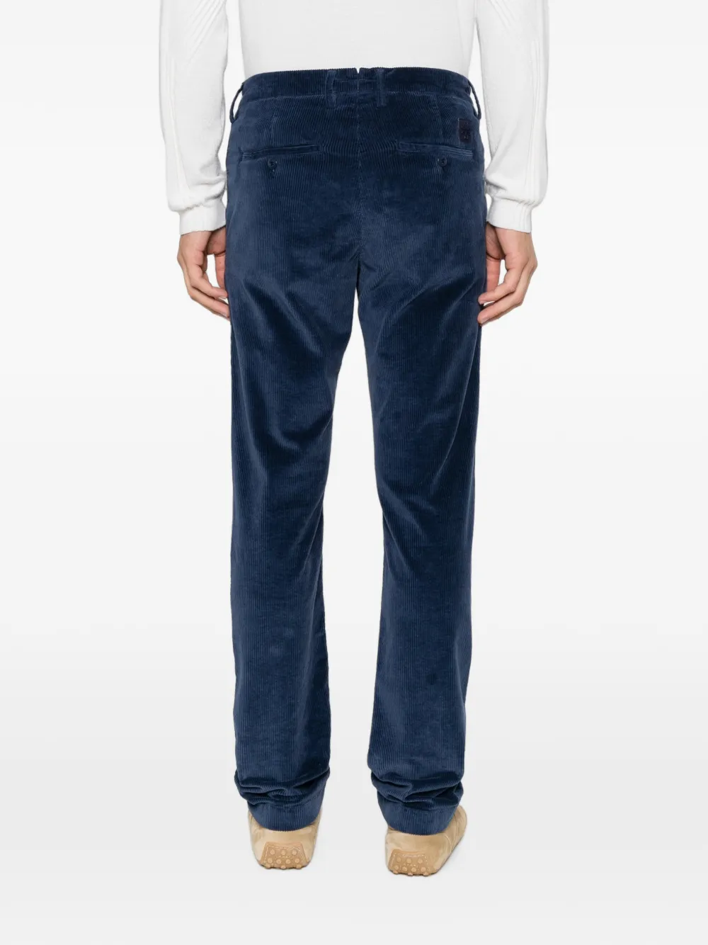 Jacob Cohën Bobby ribfluwelen chino Blauw