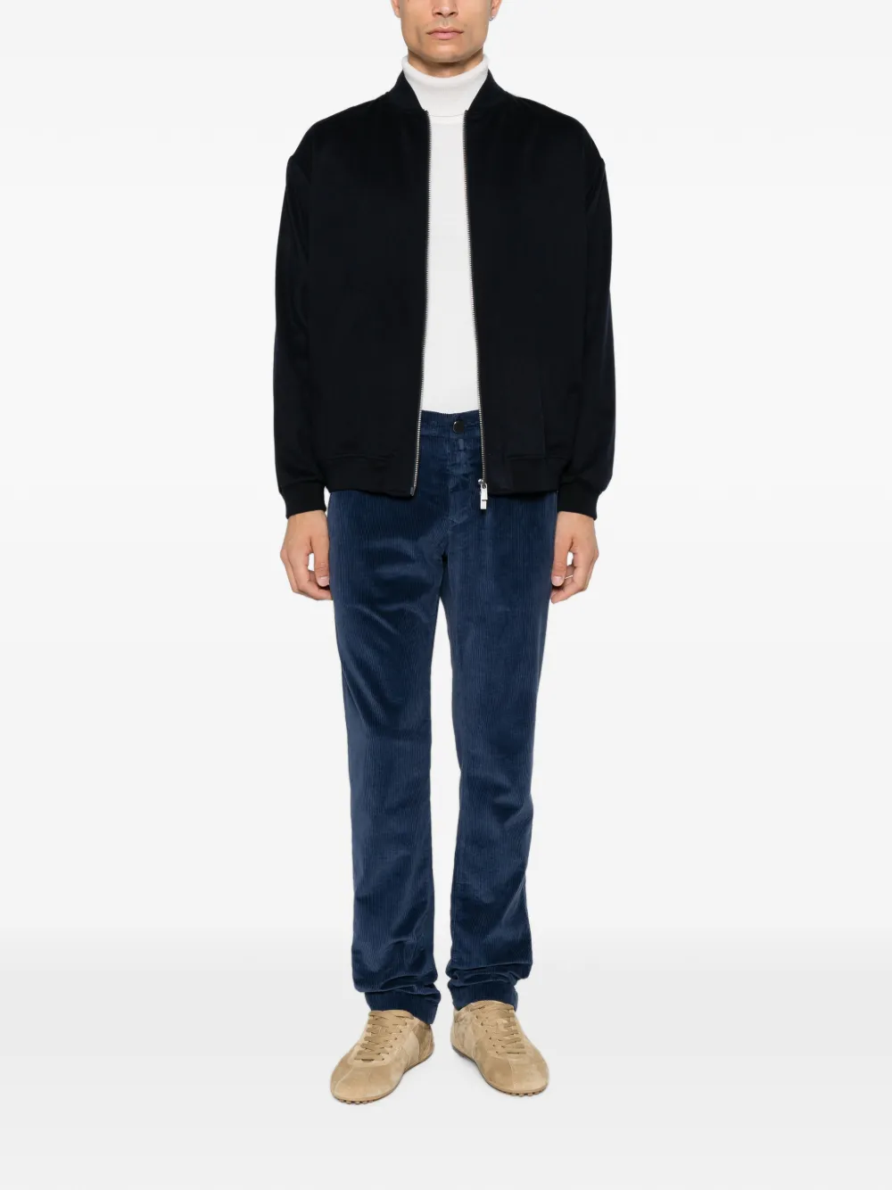 Jacob Cohën Bobby ribfluwelen chino Blauw