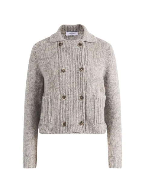Gran Sasso double-breasted ribbed-knit cardigan