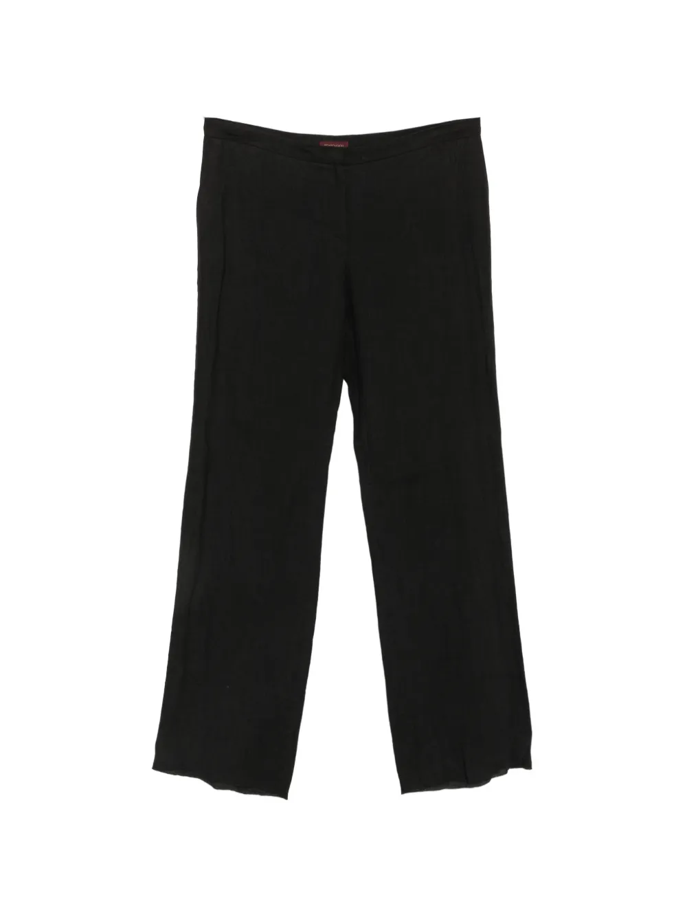 Romeo Gigli Pre-Owned Pantaloni dritti anni '90 - Nero