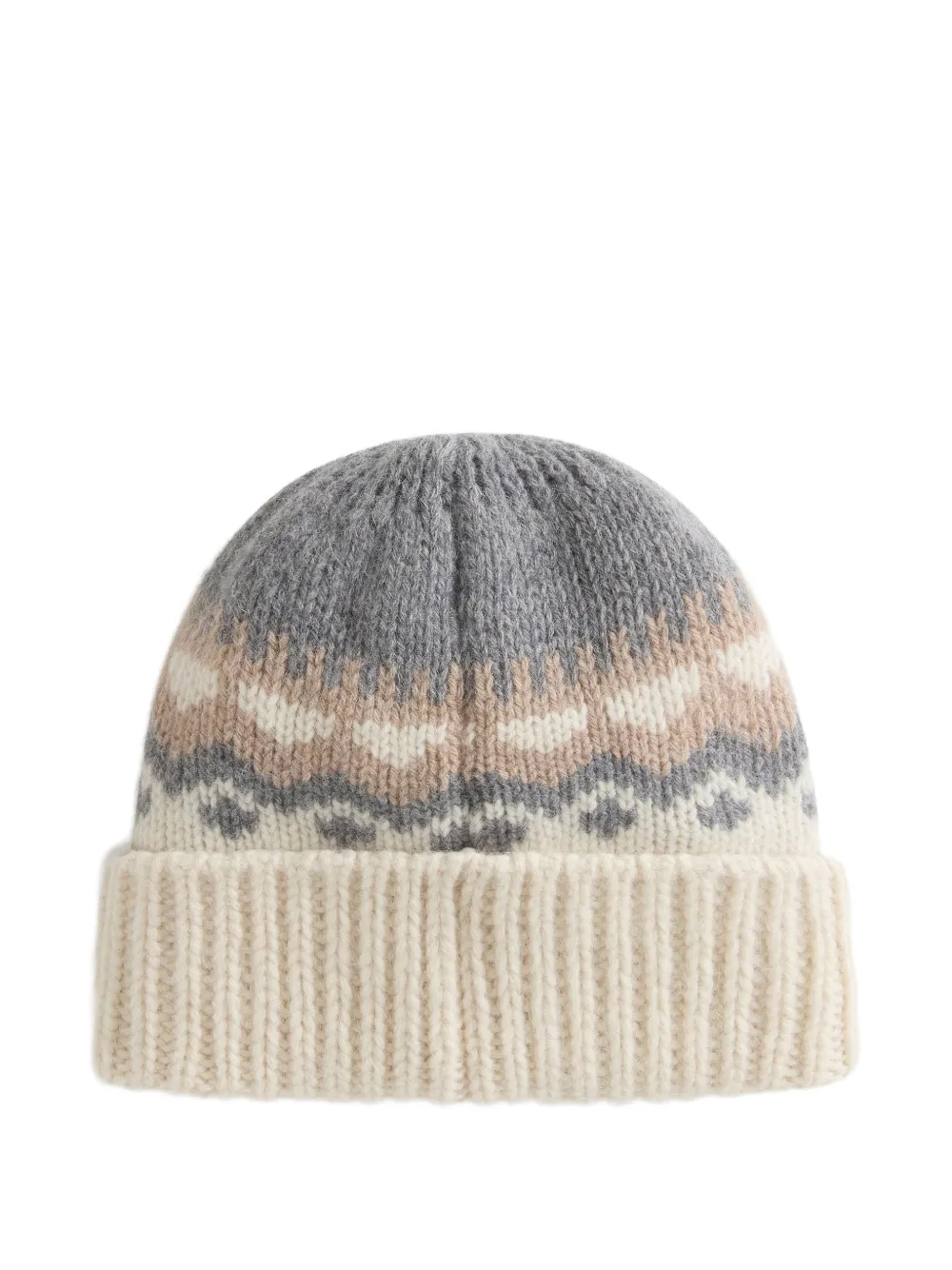 Woolrich Fair Isle muts Grijs