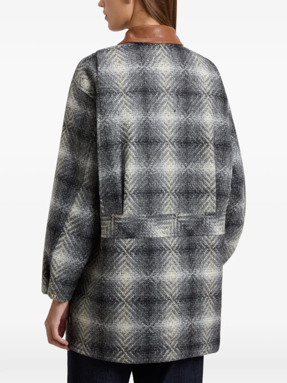 Woolrich Wollen jas Grijs