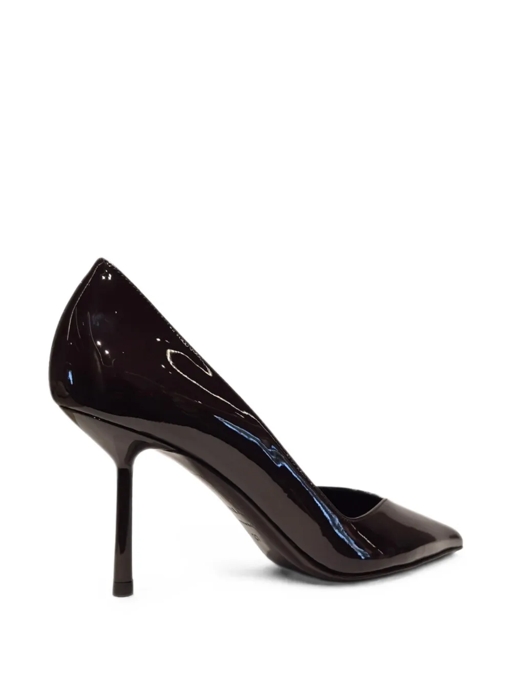 Le Silla Vivienne patent-leather pointed-toe pumps Bruin