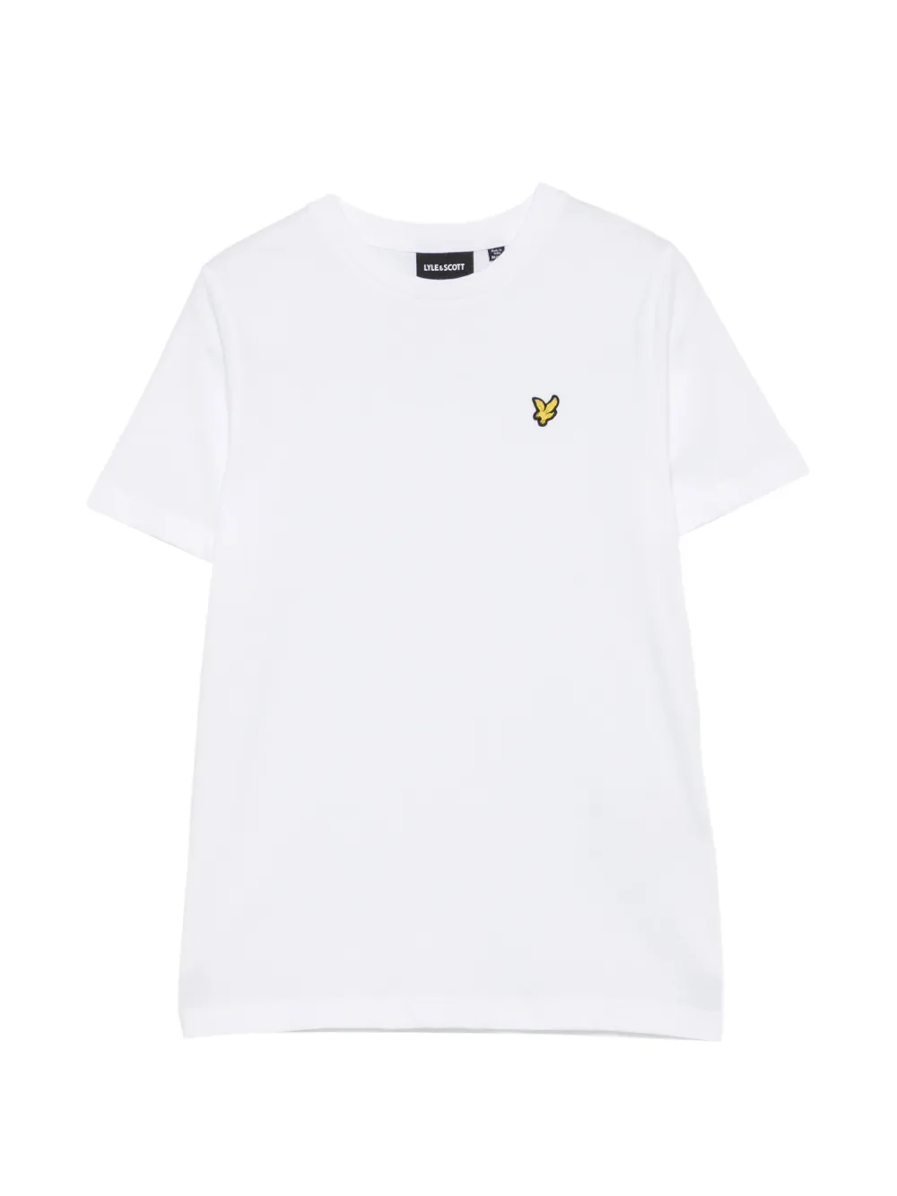 LYLE & SCOTT kids T-shirt met logopatch Wit