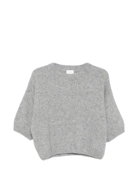 Allude short-sleeve crew-neck knitwear