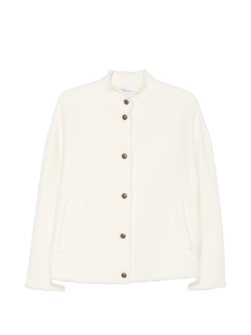 Max Mara Palmizi button-up jacket - Nude