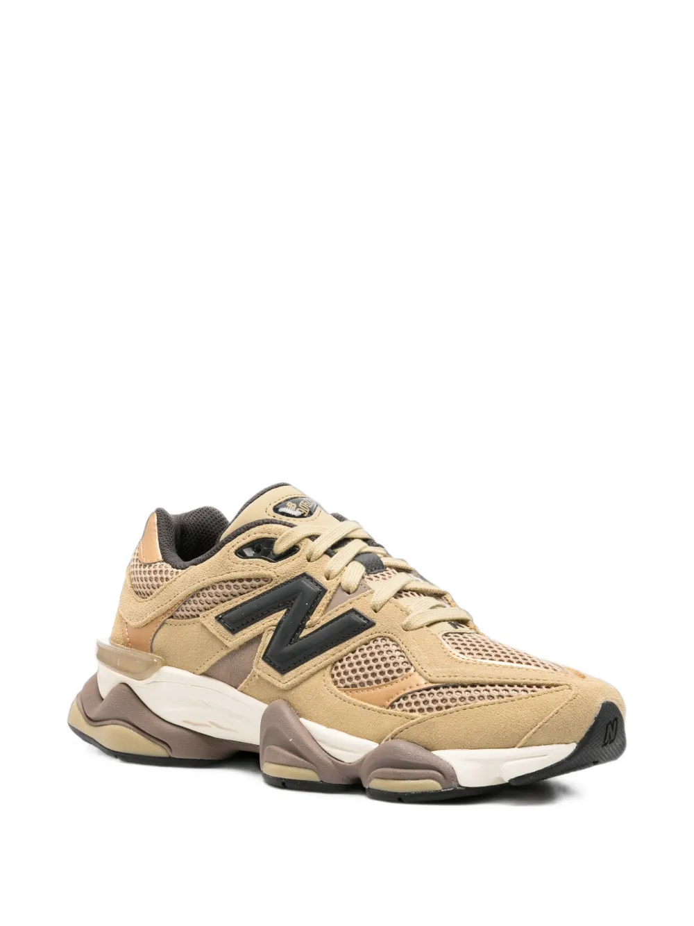 New Balance 9060 mesh-panel sneakers Beige