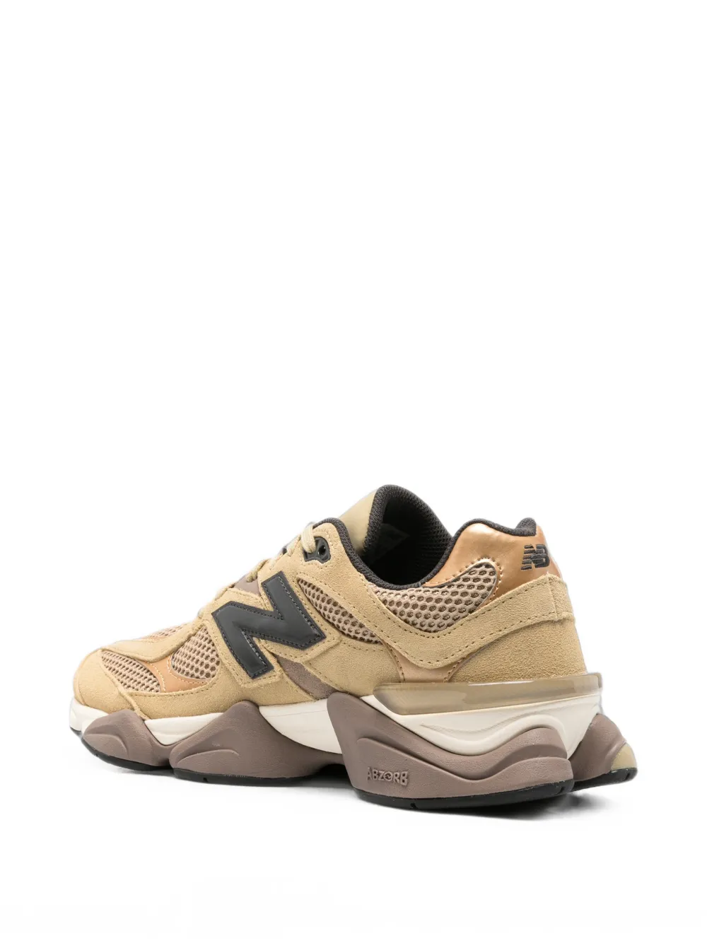 New Balance 9060 mesh-panel sneakers Beige