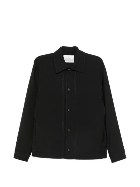 Paolo Pecora contrast-stitch long-sleeve shirt