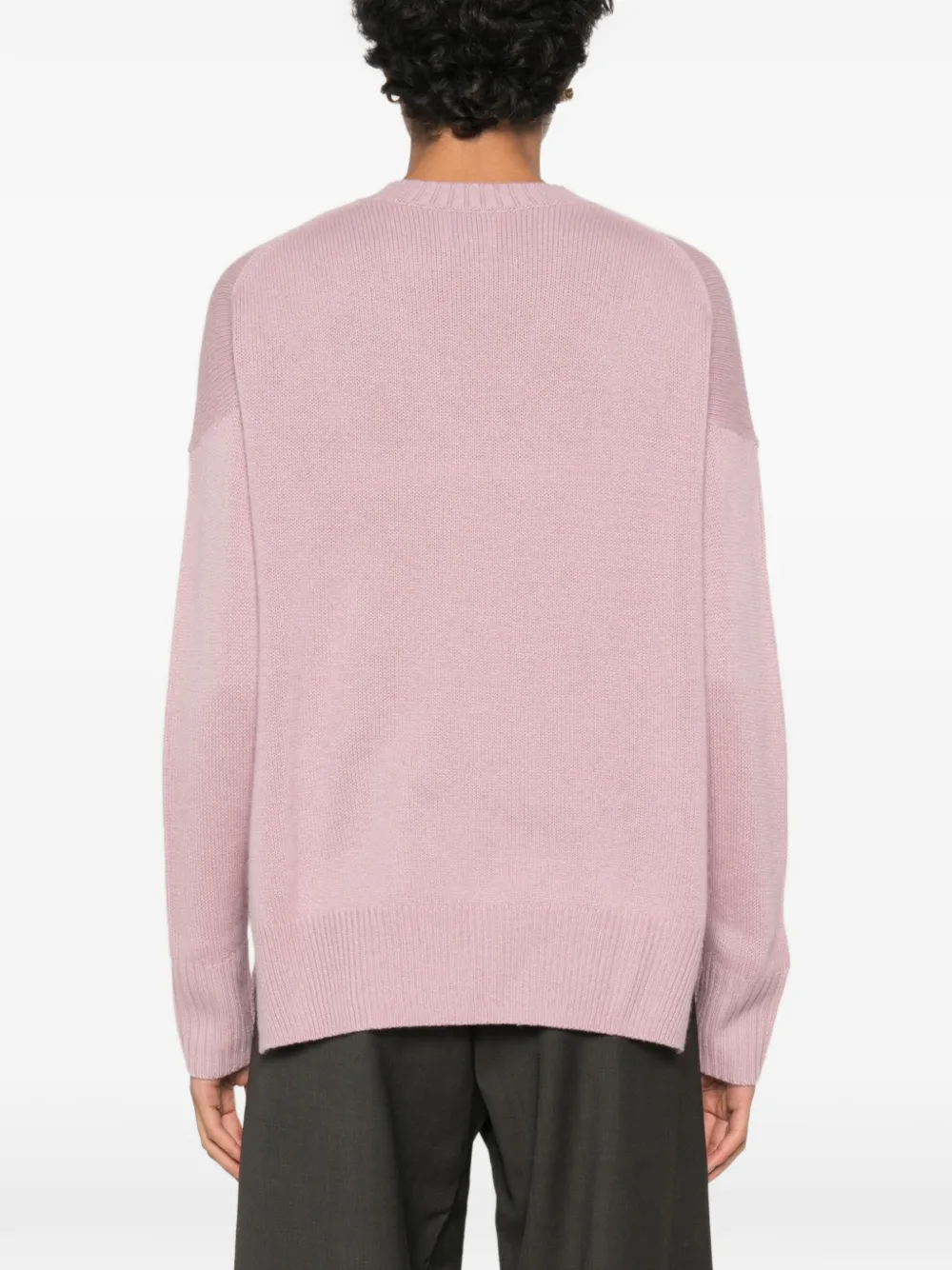 Allude Ribgebreide trui Roze