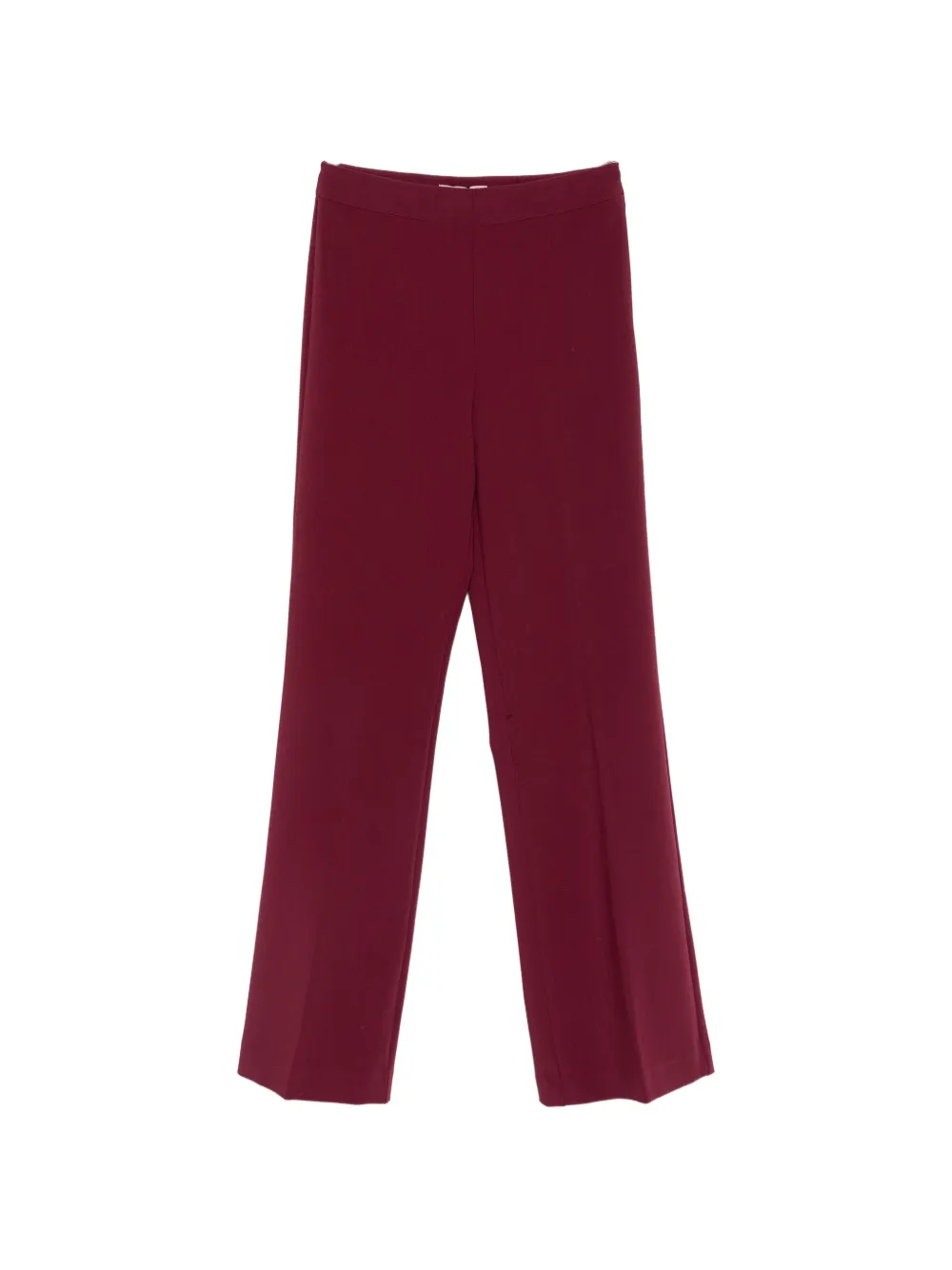 TWINSET pressed-crease trousers - Rot