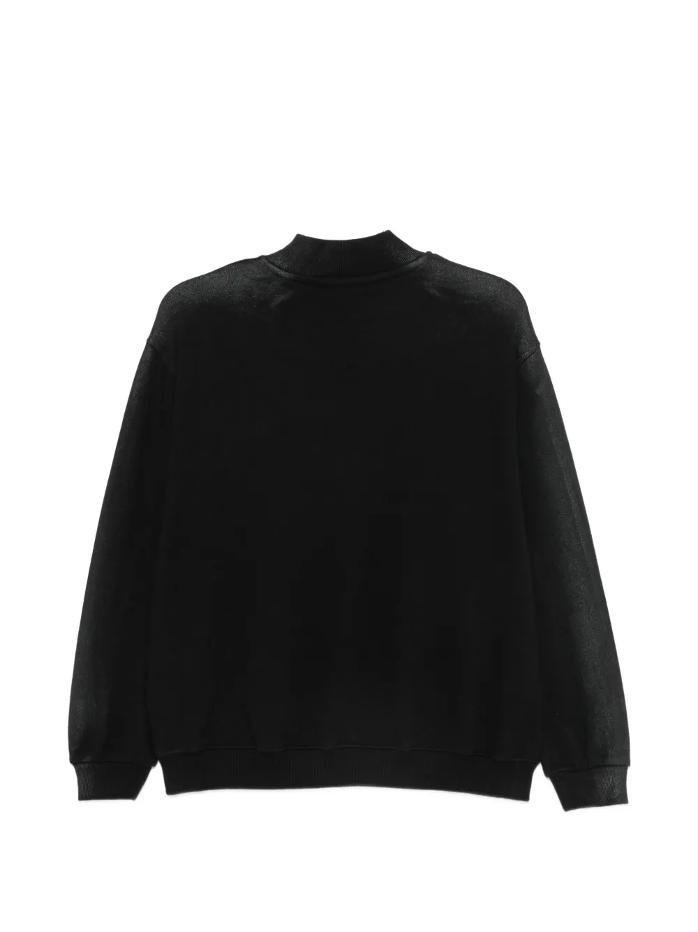 Diesel Kids Trui met hoge hals en geborduurd logo Zwart
