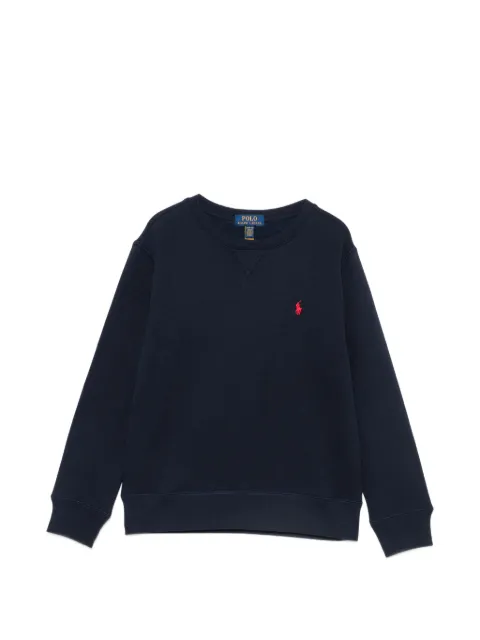 POLO RALPH LAUREN KIDS sweatshirt med broderet logo og rund hals