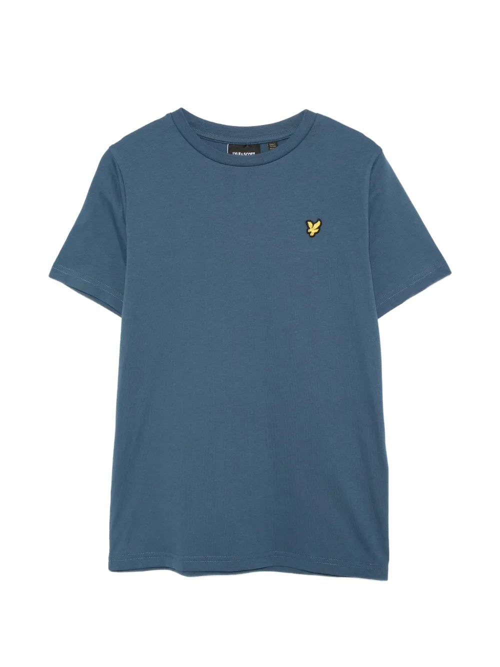 LYLE & SCOTT kids T-shirt con applicazione logo - Blu