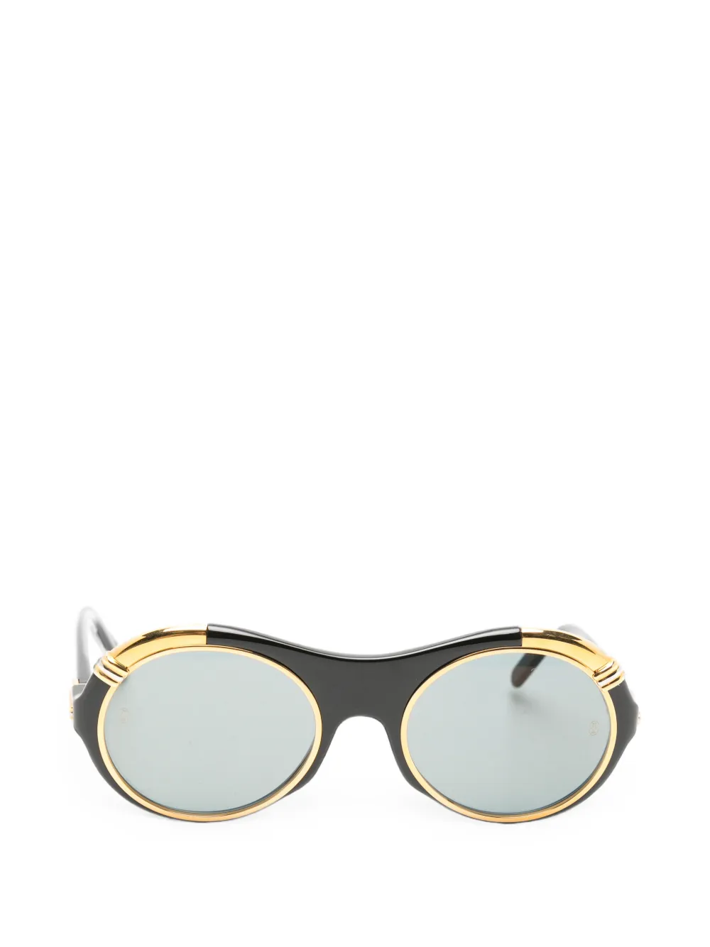 Cartier 1991 Diabolo round-frame sunglasses - Nero