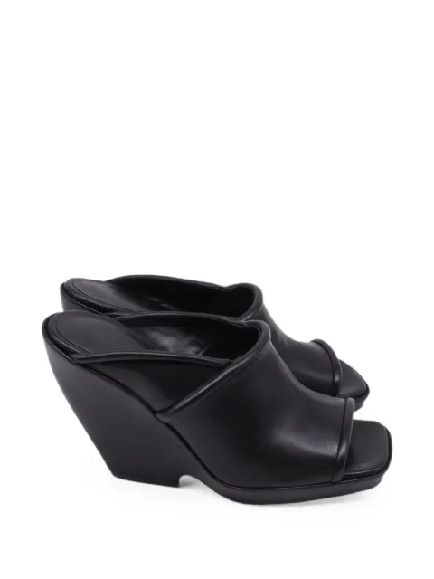 KHAITE Stagg wedge sandals