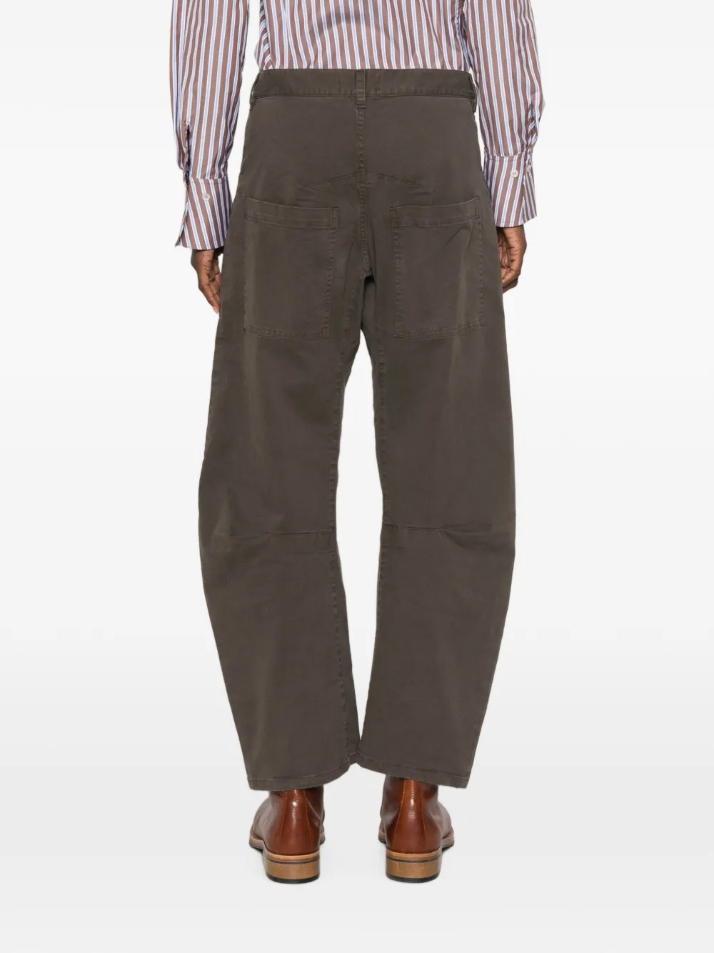 Nili Lotan Broek met naaddetail Bruin