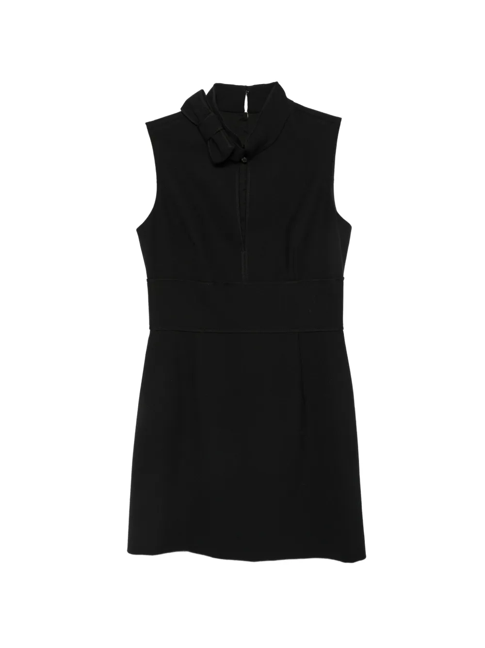 Valentino Garavani Pre-Owned Abito smanicato con fiocco 2000 - Nero