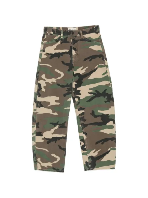 Nili Lotan pantalones anchos con estampado militar