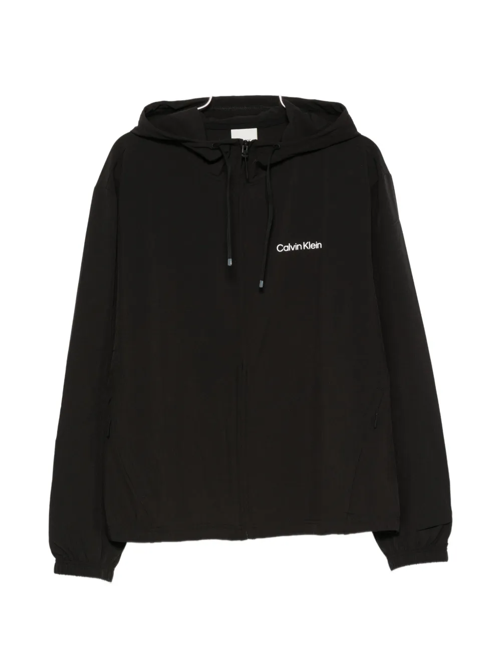 Calvin Klein zip-up hooded jacket - Schwarz