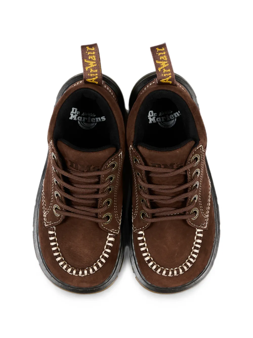 Dr. Martens Kids Raffe contrast-stitch boots Bruin