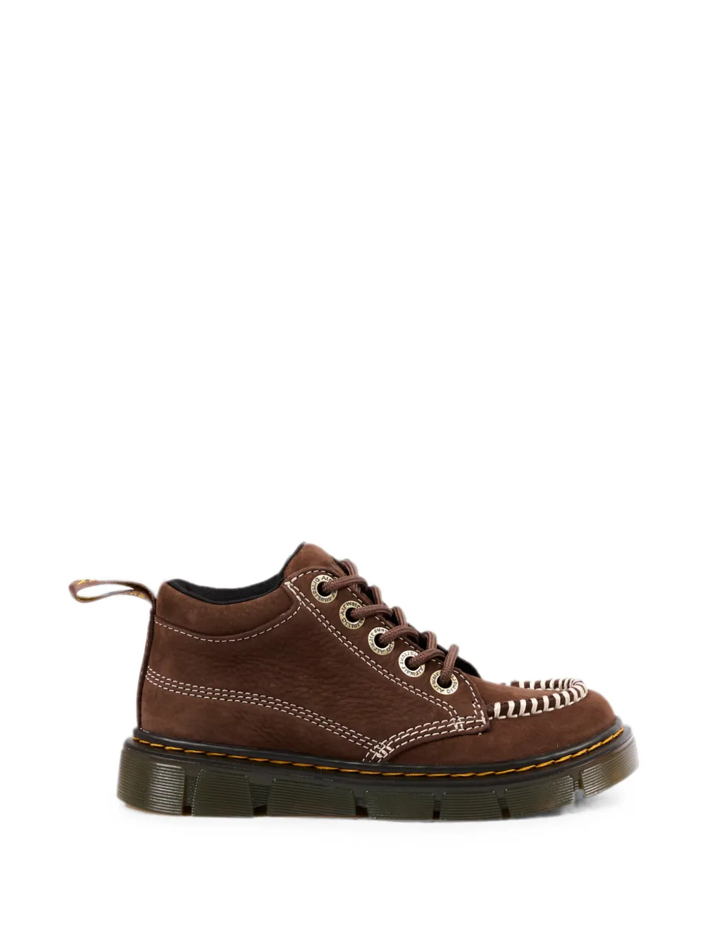 Dr. Martens Kids Raffe contrast-stitch boots Bruin