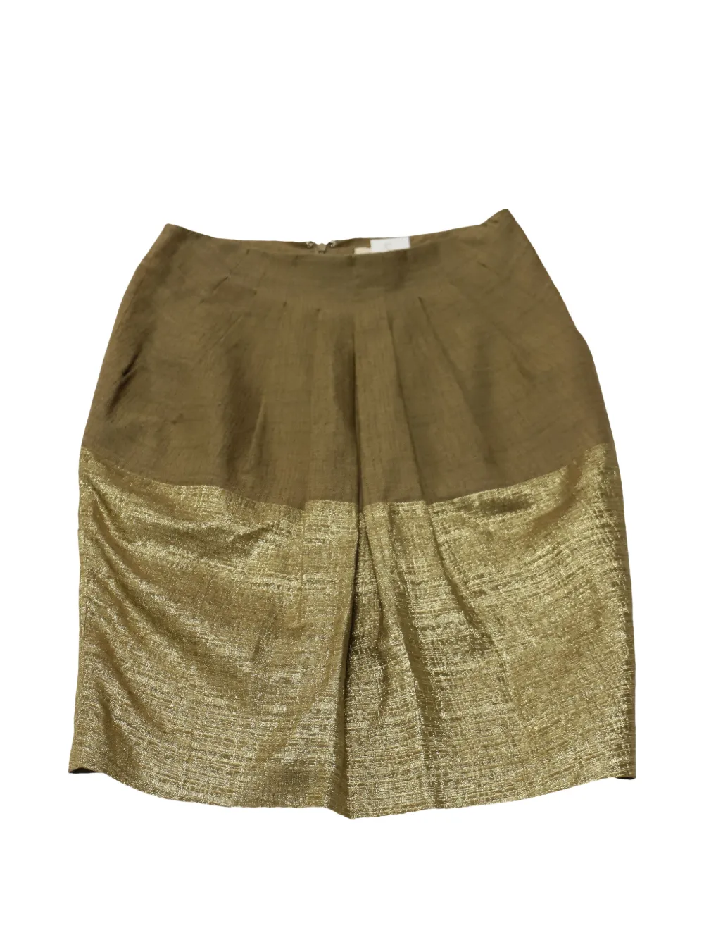 Etro Vintage Tulip silk skirt - Nude