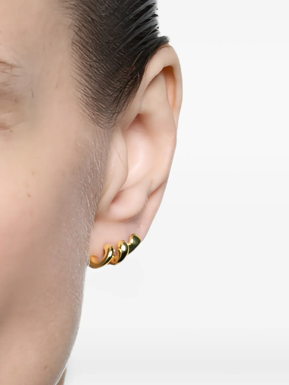 Maria Black Coil Ohrstecker - Gold