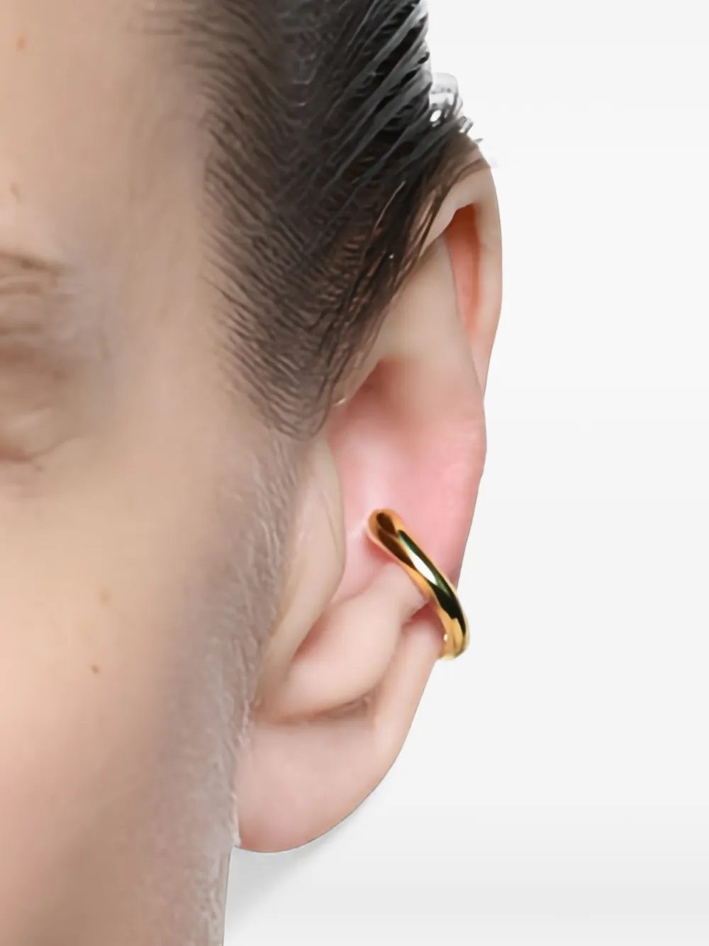 Maria Black Curl ear cuff - Gold