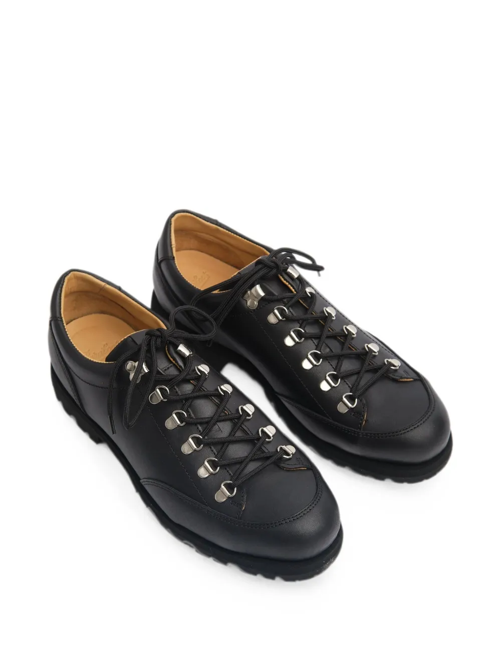 Kaptain Sunshine x Paraboot leren veterschoenen Zwart