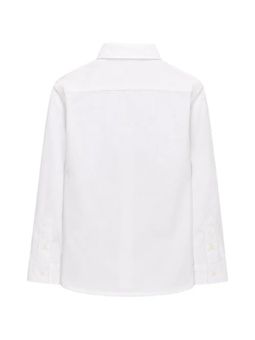 Lacoste Kids Shirt met logopatch Wit