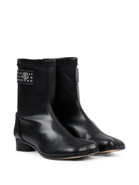 MM6 Maison Margiela Kids botas con parche del logo