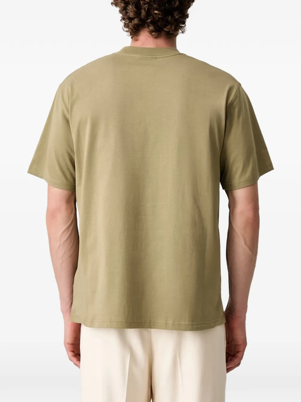 Barbour T-shirt met geborduurde patch Groen
